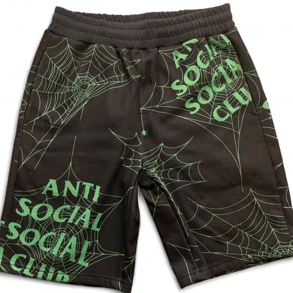 ANTI SOCIAL SOCIAL CLUB: CRAWLING IN THE DARK SHORTS - Picture 1 of 3